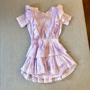 LoveShackFancy Natasha Dress Purple